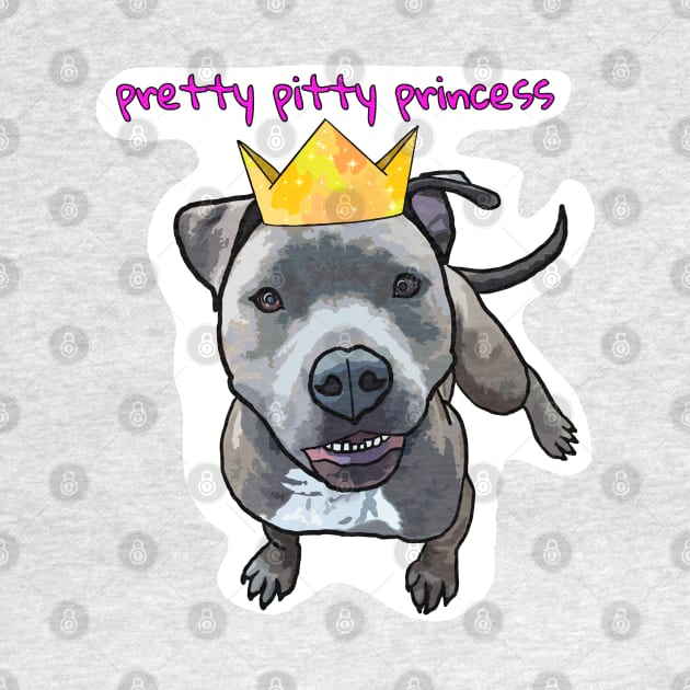 Pretty Pitty Princess -grey by Underbite Boutique